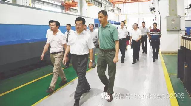 深圳市寶安區委書記黃敏蒞臨大族激光考察調研